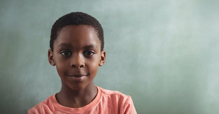 Black male student looking at camera